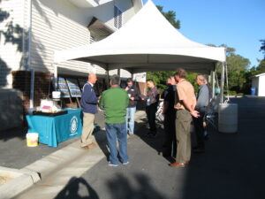 Group of People Gathered at a Speaking Engagement